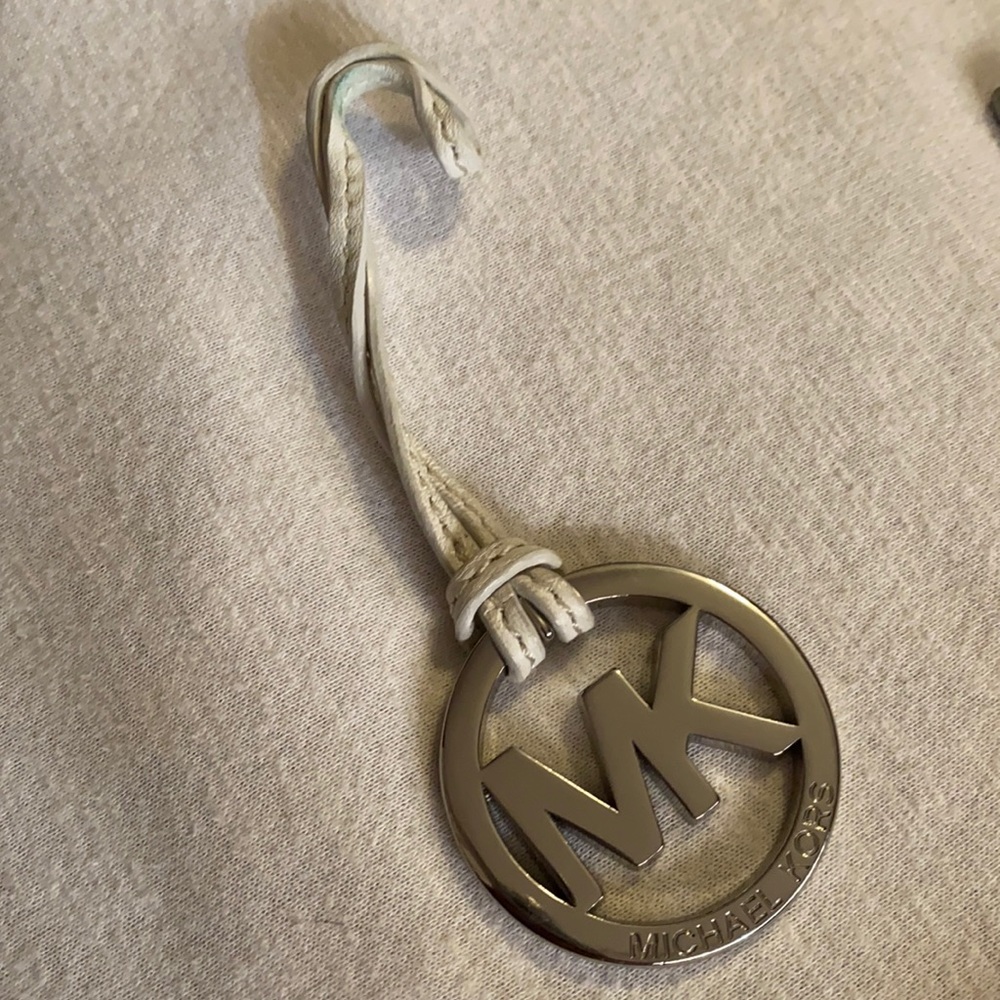 Michael Kors bag charm white silver used